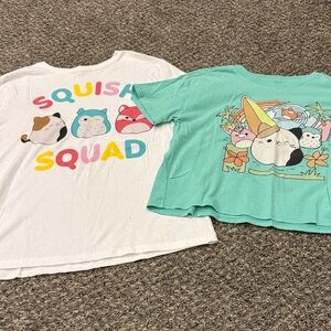 Gap boxy top and old navy classic squishmallow T shirts